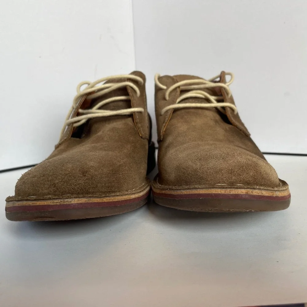Unlisted Kenneth Cole Suede Chukka Boots Brown Lace Up Desert size 9? AS IS
